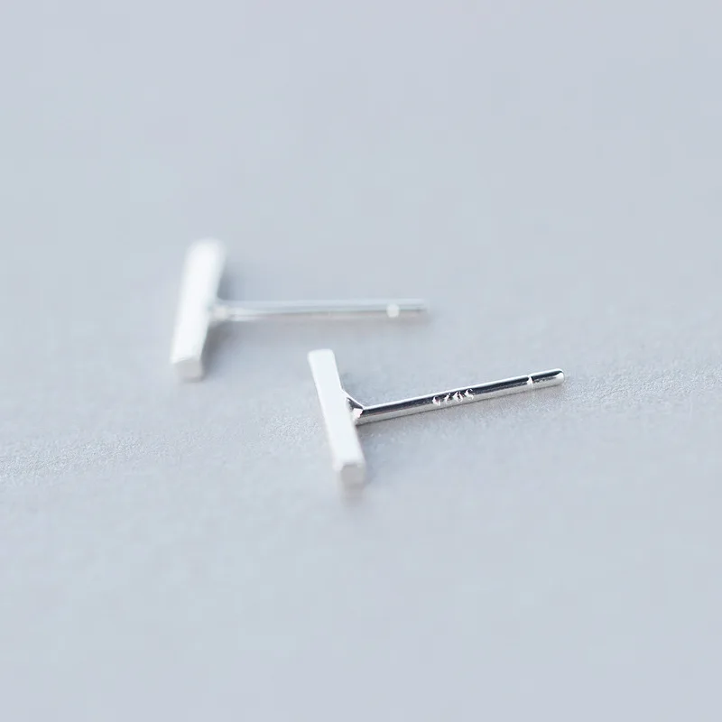 Серьги гвоздики Trusta из серебра 2018 пробы 100% 925x10 мм|earrings gift|stick studs earringsfashion stud earrings |