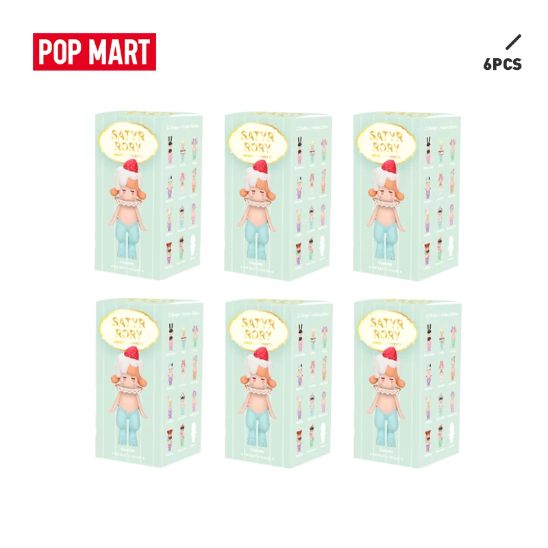 POP MART 6 шт. распродажа акция серия Satyr Rory Sweety игрушки фигурка подарок на день