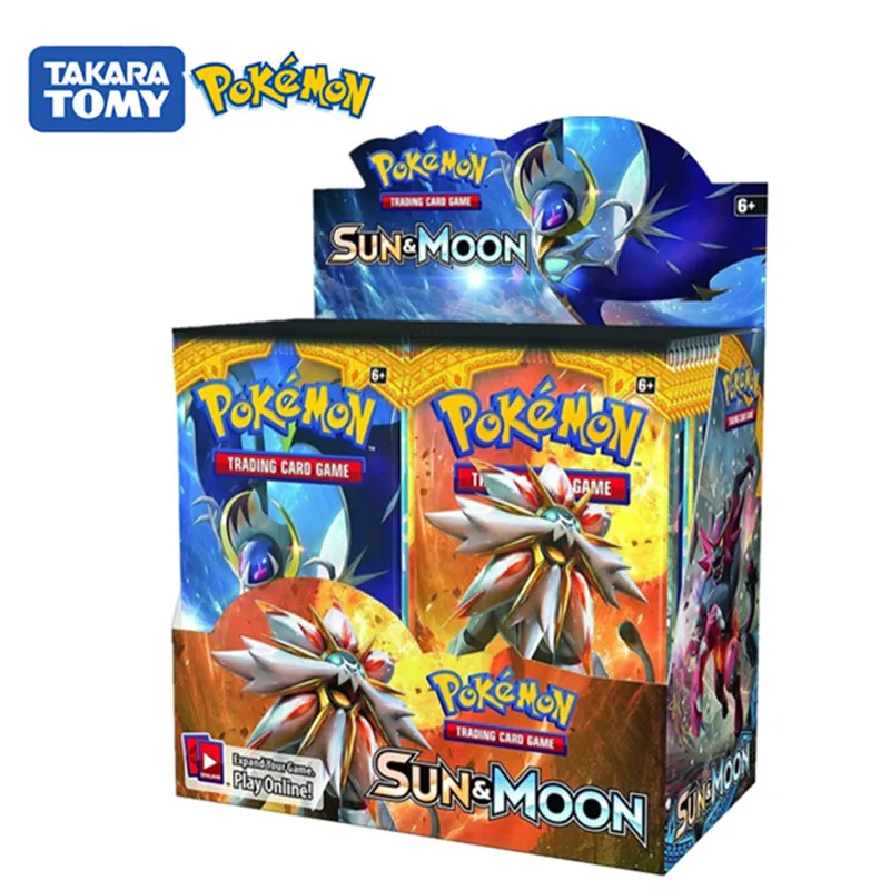 324 шт./коркор. карты Pokemon GX EX Sun &amp Moon Lost Thunder английская торговая карта игра с