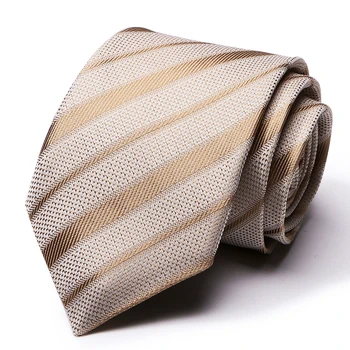 

New Fashion Jacquard Weave Polyester Men's Tie 7.5 cm Casual Floral stripe Neckties Business Wedding Party Necktie