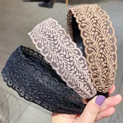 Haimeikang Lace Hair Hoop Women Korean Hair Pressure Bezel Headband Fashion Spring Summer New Headwear Hair Accessories