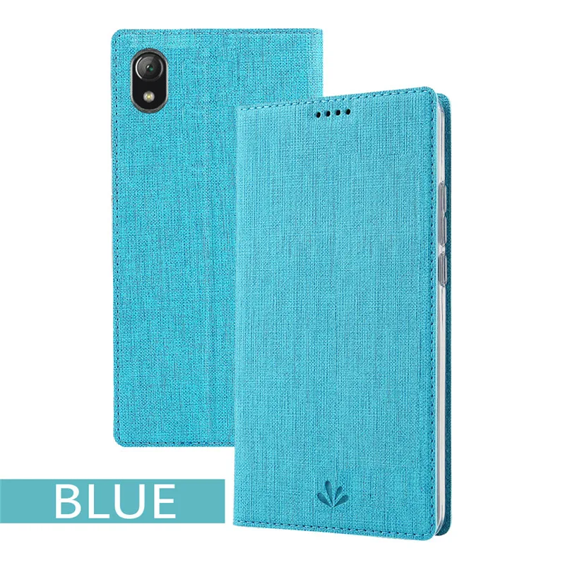 

Luxury Automatic Magnetic Flip Case For Motorola MOTO E6 Motorola E6 Fabric Texture Leather Cover Shell