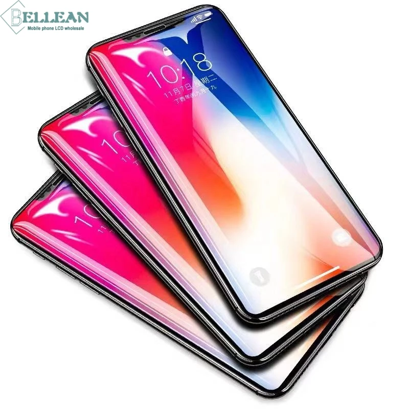 

2Pcs For Iphone X Tempered Glass For iPhone XR XS Max 6D Curved Screen Protector For iPhone 6 7 8 Full Cover Protective Glass