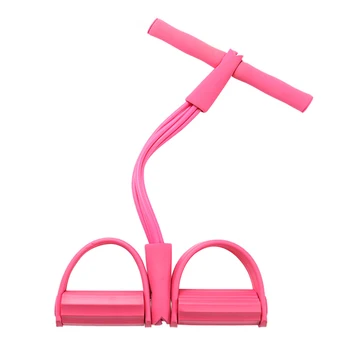 

Elastic Pull Ropes Multifunctional Pedal Pull Rope Fitness Gum 4 Tube Rally Fitness Sit-Up Pedal Pull Rope Resistance Bands