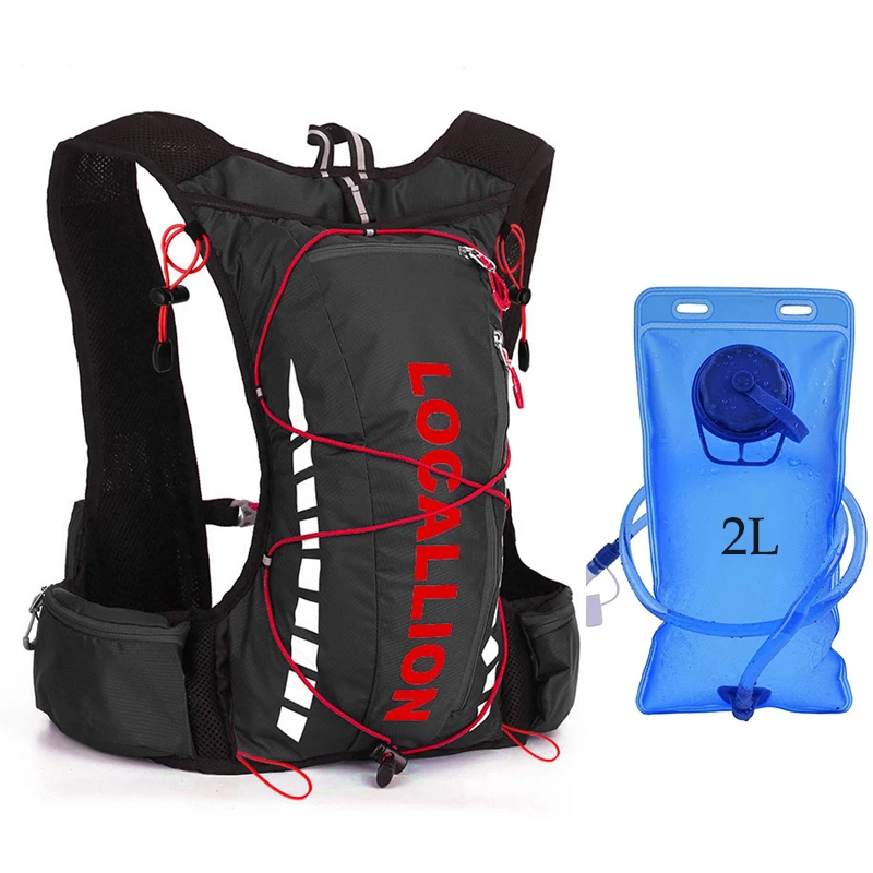 10L Женский Мужской марафон жилет-рюкзак против обезвоживания для 2L сумка для воды велосипедный походный мешок для спорта на открытом воздухе - Цвет: 7