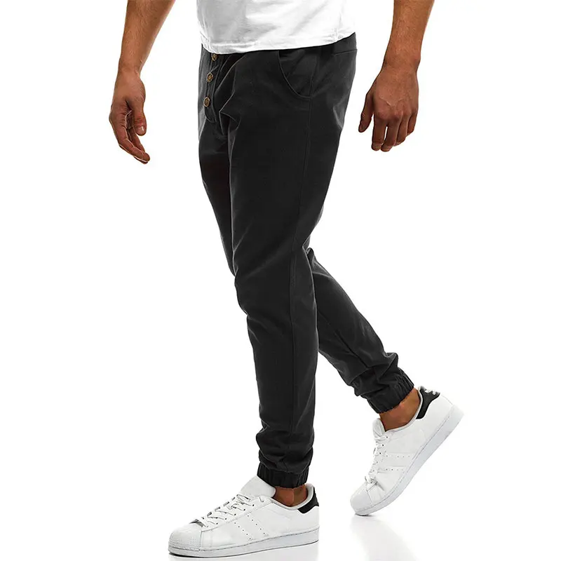 Брюки мужские повседневные брюки Модные уличные спортивные брюки бегуны хип-хоп облегающая одежда удобные мягкие Брендовые брюки