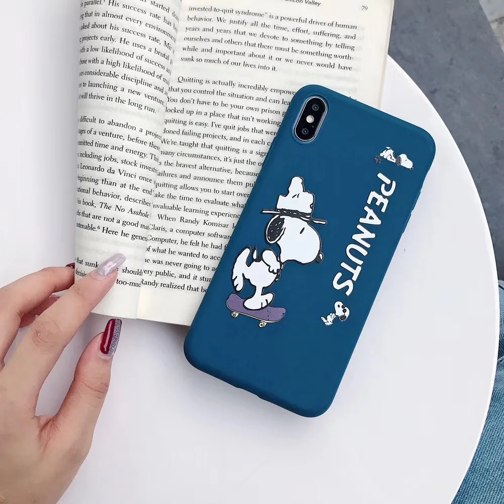 Чехол для телефона Peanut Charlie коричневый beagle Candy из ТПУ для Apple iPhone X XS Max Xr 11 pro 7 8 6 6s Plus мультяшный мягкий чехол