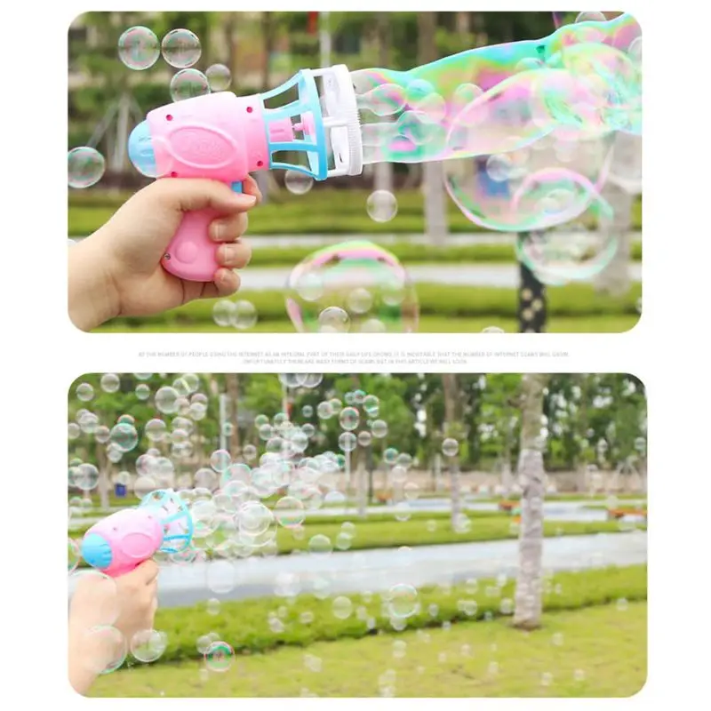 

Electric Automatic Bubble Machine with Mini Fan Bubble Blower Maker Kids Toys X5XE
