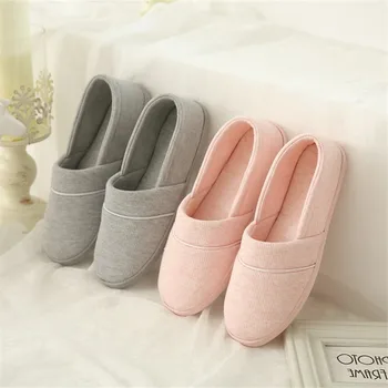 

New Winter-Autumn At Home Thermal Cotton-Padded Slippers Women's Cotton Slippers Indoor Slippers With Soft Outsole Shoes
