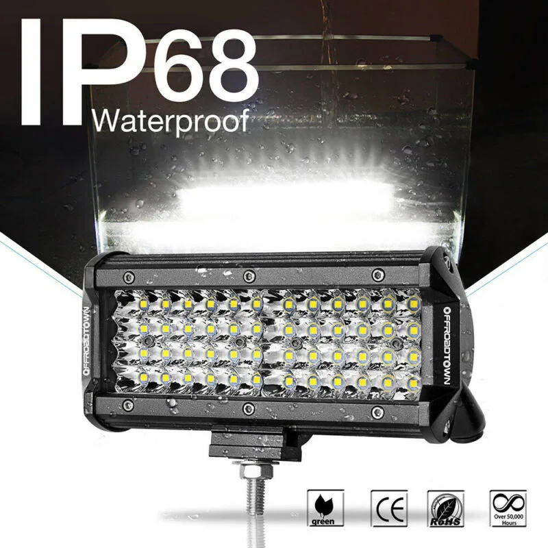 

144W Work Light bar 48LED Engineering 6000K Aluminum alloy Replacement