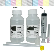 

200ML Printer Cleaning Fluid Kit Cleaner Liquid Solution For Epson Canon HP Brother Ricoh Sublimation Ink Inkjet Printer