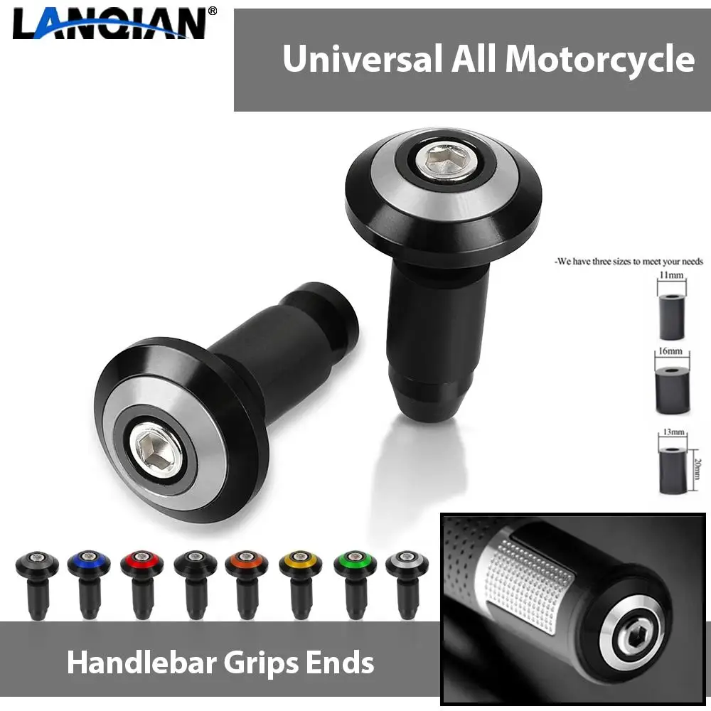 

For Honda REBEL CMX250C CA250 CB190R NSR125 CB250R CBR125R CBR150R Motorcycle Handle Bar End Cap Anti Vibration Silder Plug