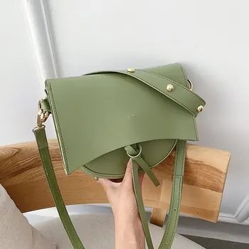 

Elegant Female Tote Saddle Bag 2019 Fashion New High Quality PU Leather Women's Designer Handbag Travel Shoulder Messenger bag