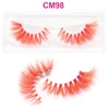 OKAYLASH Pink Red Purple Colored Eyelashes Bulk Rainbow Eyelashes 100% 3D Real Mink Colorful Lashes Wholesale ► Photo 1/6