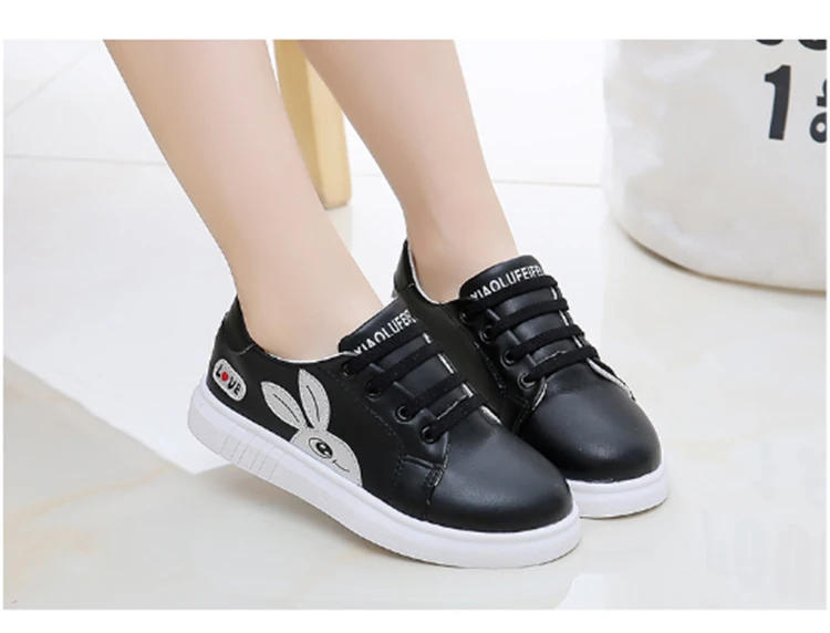 SpringAutumn2019SeasonNewStyleChildren'sSportsShoesStudentsBreathableCasualShoesPrincessShoesCasualSoft SolesSmallWhiteShoes