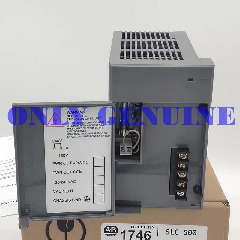 Заводской герметичный Allen Bradley 1746-P2 шасси источник питания PLC 1746-P2