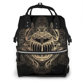 

Golden Scarab Beetleon Baby Nappy Changing Diaper Mummy Bag Maternity Backpack Bags Stroller Baby Care Waterproof Backpack