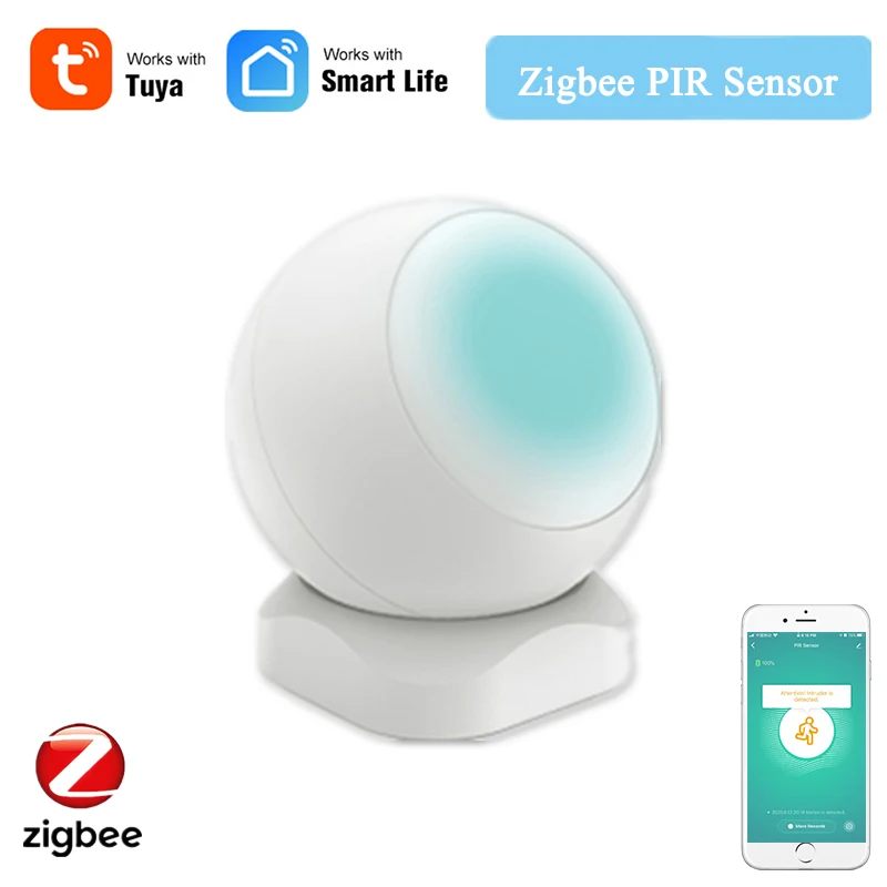 Detector Motion-Sensor Tuya Smart Burglar-Alarm-Sensor Infrared PIR Passive Built-In-Battery