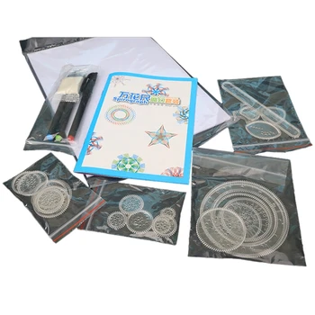 

Spirograph Magic Drawing Toys Set Kids Art Craft Create Toy Children's Art Painting Template Ruler Stationery Drawing