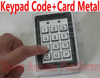 

Metal Case Standalone keypad Password+EM ID Card Off-line access control machine, pro-card 125KHz, door locker terminal