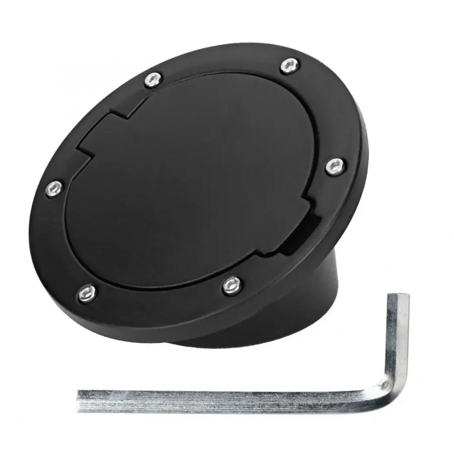 Black ABS Fuel Tank Cap Cover Fits for Jeep Wrangler JK 2007 2008 2009 2010 2011 2012 2013 2014 2015 2016 2017 Car Accessory | Автомобили