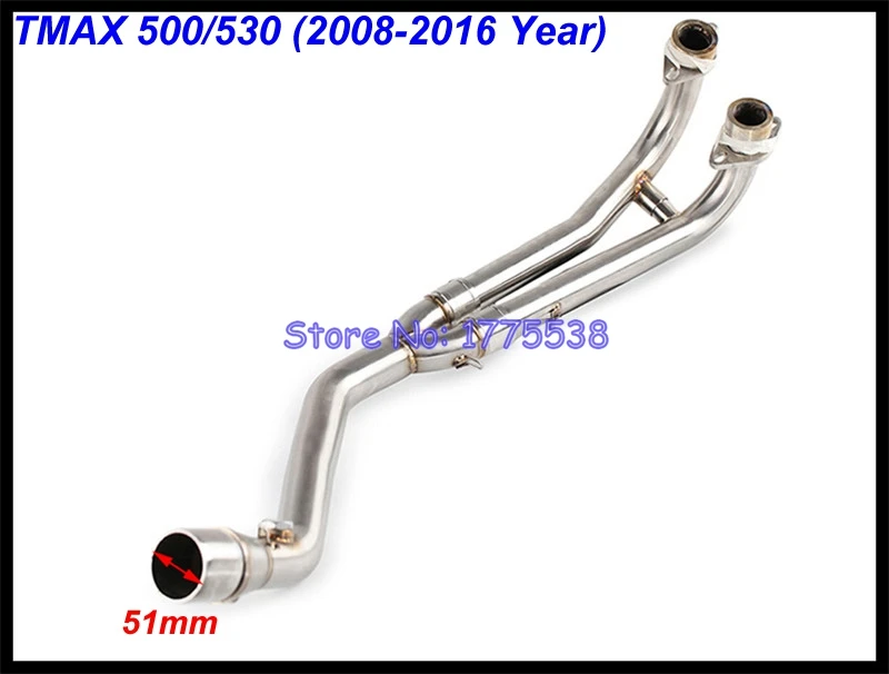 Полная система мотоцикла выхлопная труба глушителя для TMAX 500/530 2008- карбоновый глушитель выхлопной трубы