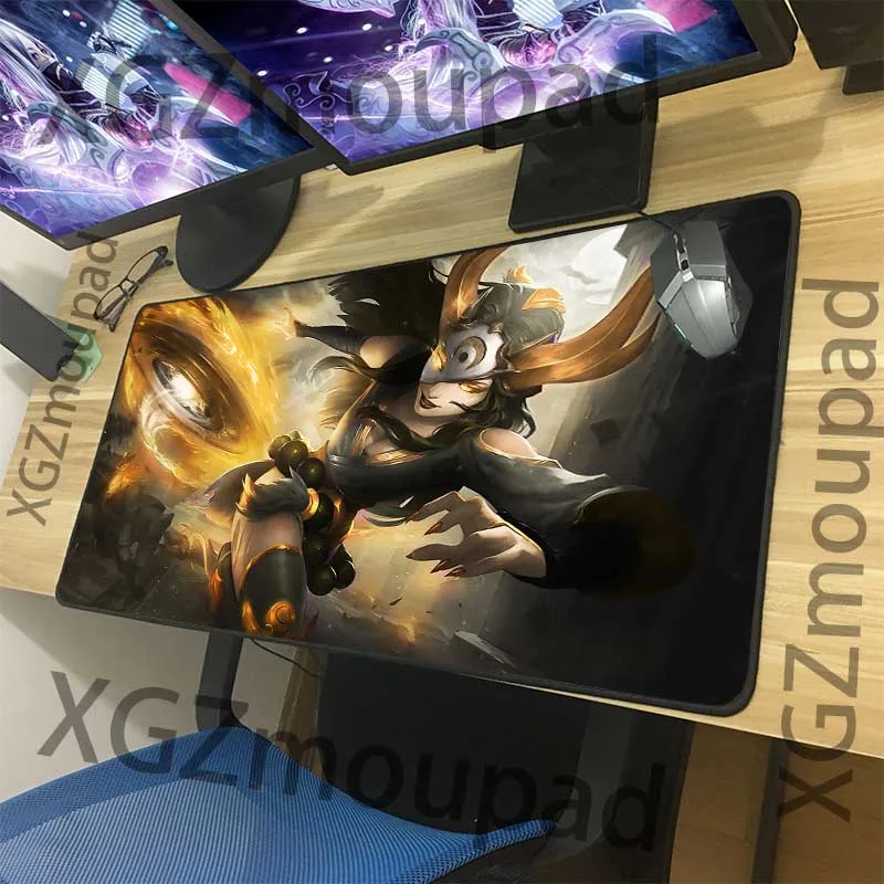 XGZ большой игровой коврик для мыши с Черным Замком край аниме сумасшедший убийца
