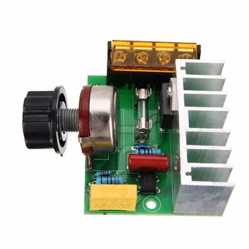 

High Quality SCR Voltage Regulator 4000W AC 220V Adjustable Regulator Motor Speed Control Dimmer for Lamp Electric Furnace