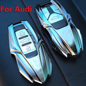 

Zinc Alloy Remote Smart Key Shell Case Cover For AUDI A4L/A5/A6L/A7/A8/A8L/Q5L/Q7/S4/S8/ TT/TTS/TTRS/S7/R8 2017 2018 Accessories