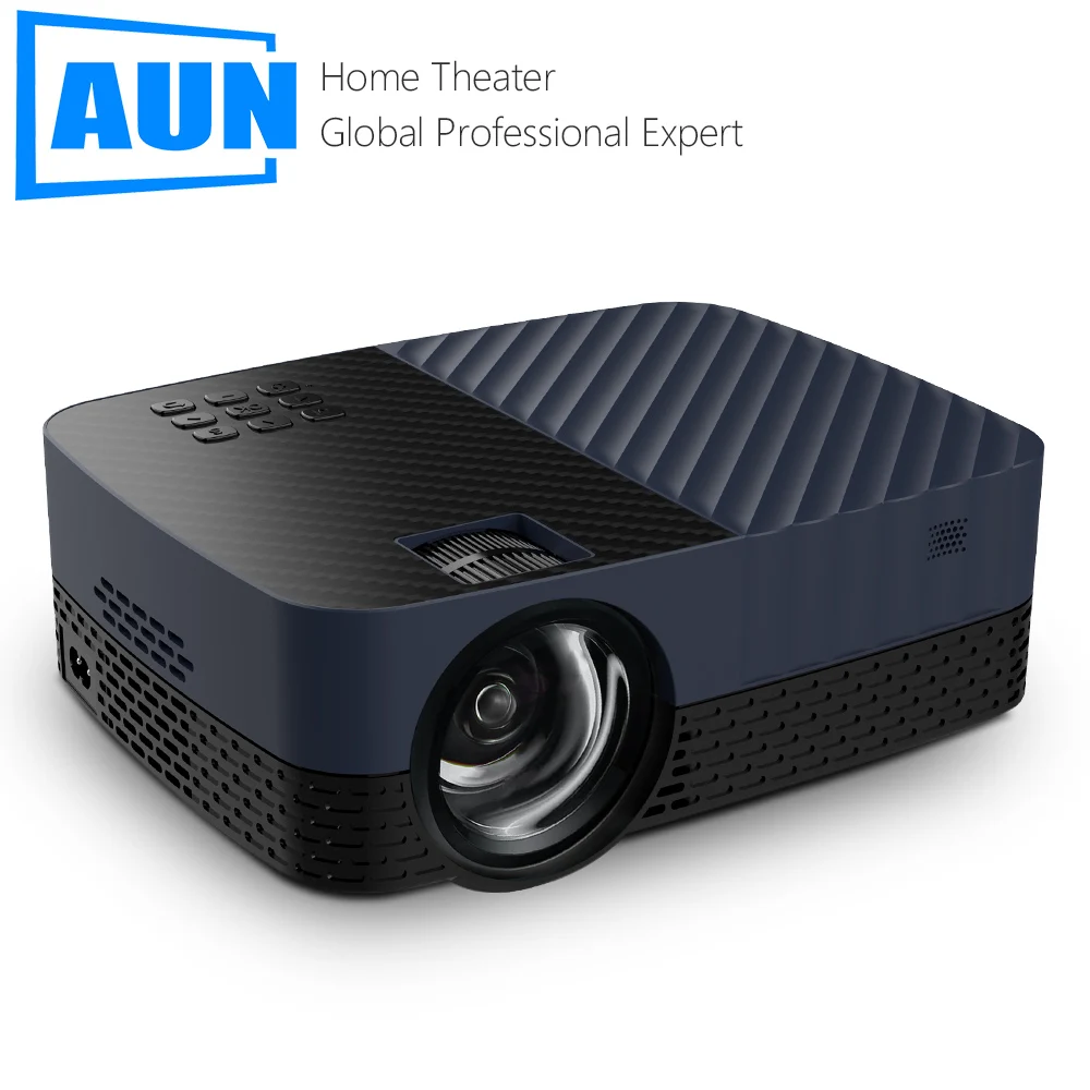 Мини проектор AUN Z5S Full HD 1080P домашний кинотеатр светодиодный Android 9 4k телевизор