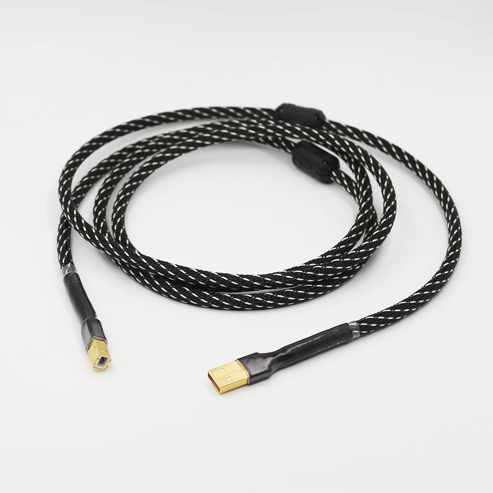 Audiocrast Hifi USB кабель высокого качества тип A к Тип B Дата-кабель для ЦАП Декодер