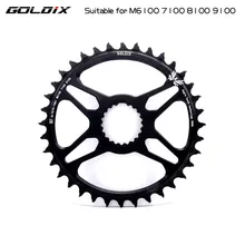 32/34/36t/38t/40t 12-velocidade mtb disco especial dentes placa redonda único cárter para m7100/8100/9100 reparação disco chainring