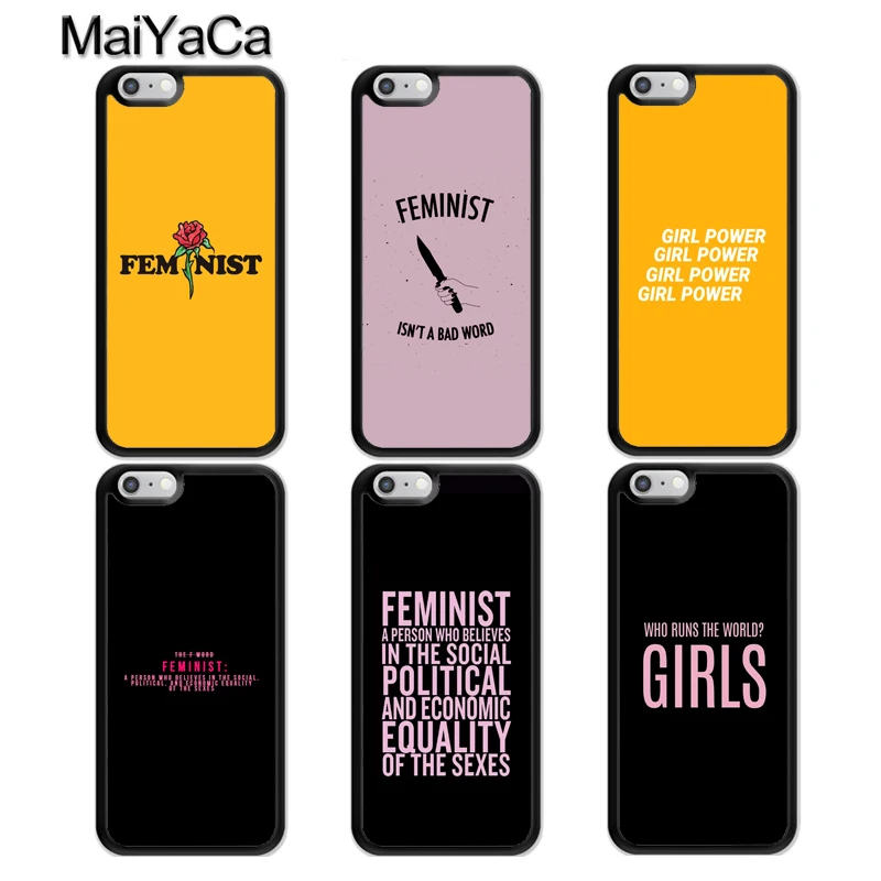 MaiYaCa Girl power Boss Feminist чехол для телефона iPhone 5S se 6s 7 8 plus X XR XS 11 pro max samsung Galaxy S6 S7 S8 S9 S10 |