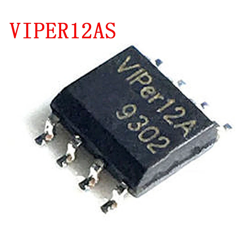 10 шт. VIPER12A SOP8 VIPER12 SOP 12A SOP-8 SMD VIPER12AS VIPER12ASTR Новый оригинал | Электронные компоненты и