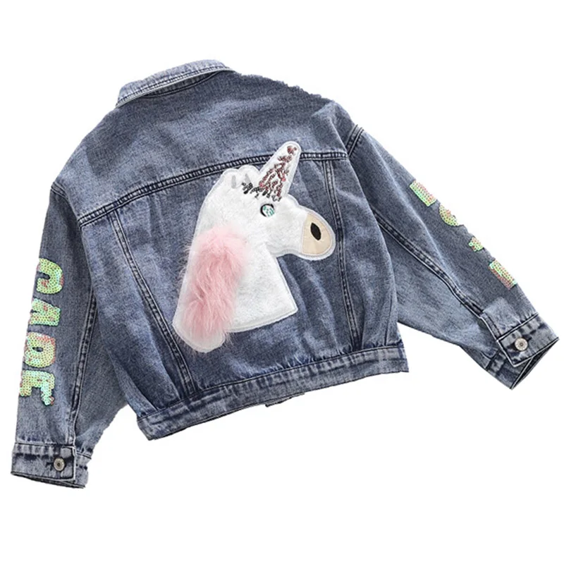 Children Denim Jacket 2020 Spring Fall Teens Girls Denim Jacket For