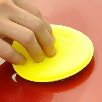 

Detailing Car Foam Sponge Buffing Microfiber Yellow Polishing Cleaning