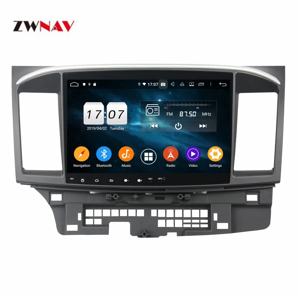 DSP Android 9 PX5PX6 Автомобильный gps навигатор Автомобильный dvd-плеер для Mitsubishi Lancer мультимедийный плеер Авто Радио магнитофон головное устройство