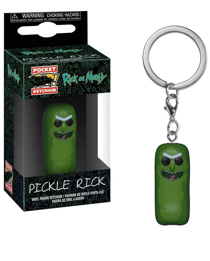 50 шт./партия Funko pop Harri Potter с метлой ночной король стена-E Pickle Rick Коллекционная фигурка кукла ПВХ Карманный брелок игрушка - Цвет: A 50pcs