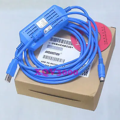 DHL/EMS 5 комплектов* кабель для программирования для USBACAB230 USB-ACAB230 для DEL-TA PLC кабель win windows 7 8 10-g2