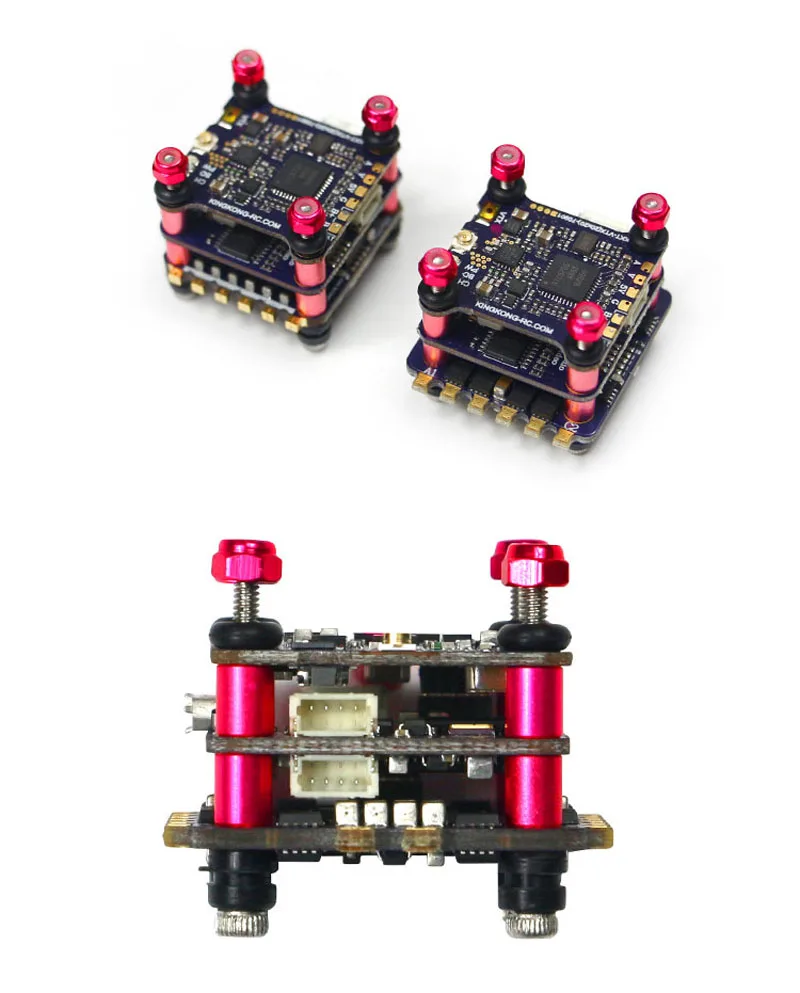 

Hot Kingkong 3/2-layer Flight Tower FC F4 Controller 4in1 ESC 20A 12A w/OSD Speed Control 200mw VTX For FPV RC