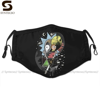 

Rick And Morty Mouth Face Mask Rick Polarity Facial Mask Funny Fashion with 2 Filters for Adult