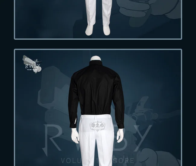 Лидер продаж, Аниме RWBY(сезон 4), костюмы Джеймса айронвуда для косплея, белая форма, костюм, Мужская одежда для ролевых игр, на заказ, любой размер
