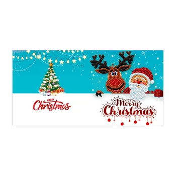 

8pcs DIY Diamond Painting Greeting Card Handmade Card 15x15cm High Quality