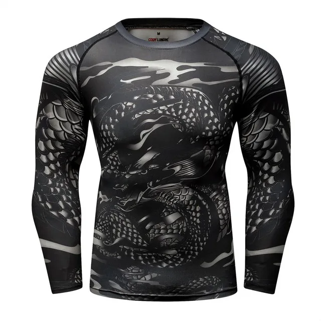 3D ММА футболка herren rashguard тематика «Бразильское джиу-джитсу» Футболка компрессионная футболка Муай Тай дышащие боксерские майки fight jersey Мужская - Цвет: 11