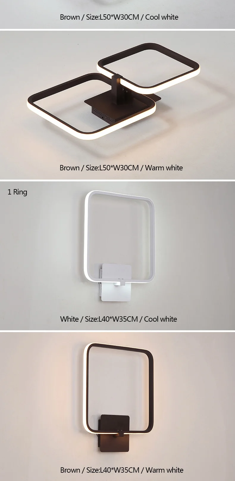 Новые белые/коричневые Современные светодиодные люстры потолочные для гостиной ledlamp столовая спальня кухня современная люстра освещение
