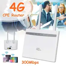 3g/4G беспроводной wifi маршрутизатор 300 Мбит/с 4G LTE CPE Модем wifi Router с слотом для sim-карты PK B310, B315, B593, B525, E5186