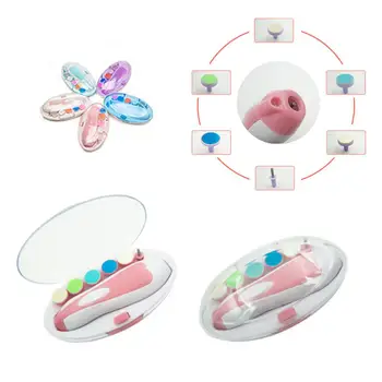 

Electric Baby Nail File Clippers Toes Fingernail Cutter Trimmer Manicure Tool Baby Care Accessories Kits