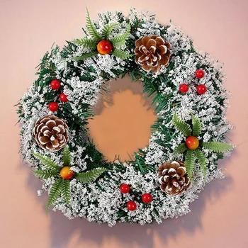 

Christmas Tree Wreath Door Hanging Garland Window Wall Ornaments Xmas Decoration