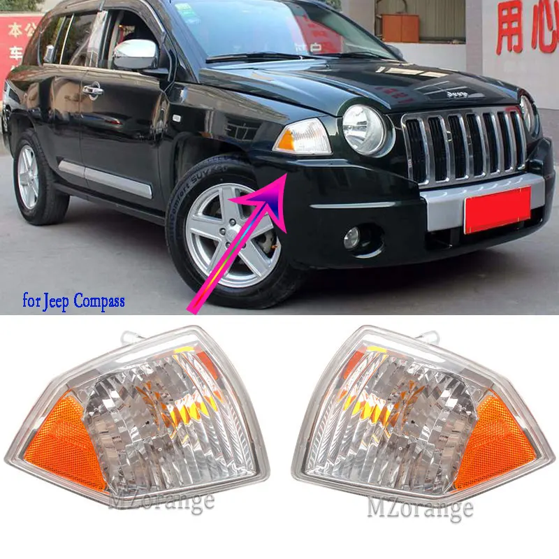 Luce D'Angolo Indicatore Di Direzione Per Jeep Compass 2007 2008 2009 2010 Fari Lampada Ad Angolo Indicatore Laterale Luce Di Parcheggio Tornitura