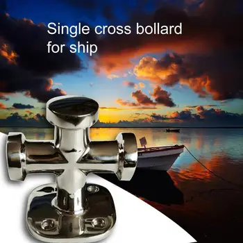 

Single Cross Bollard Stainless Steel Hardware Accessories Parts Cross-pile Bollard Yacht Ship Fishing Boat